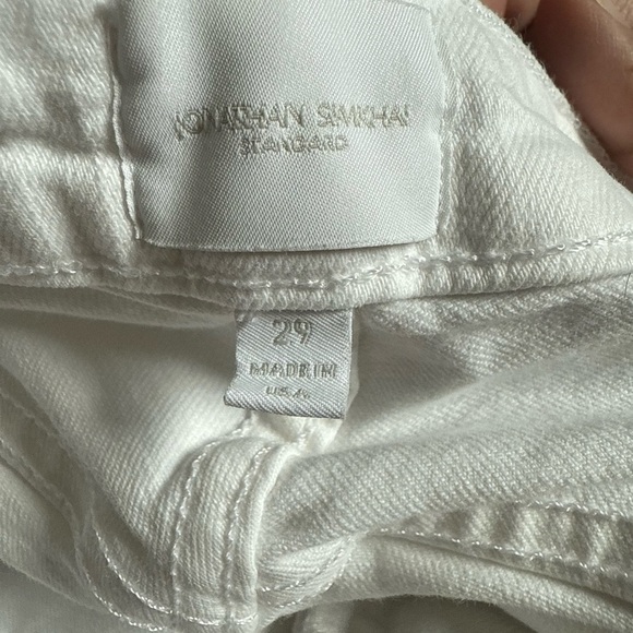 Jonathan Simkhai RIVER STRAIGHT LEG DENIM White Size 29 - Picture 7 of 9